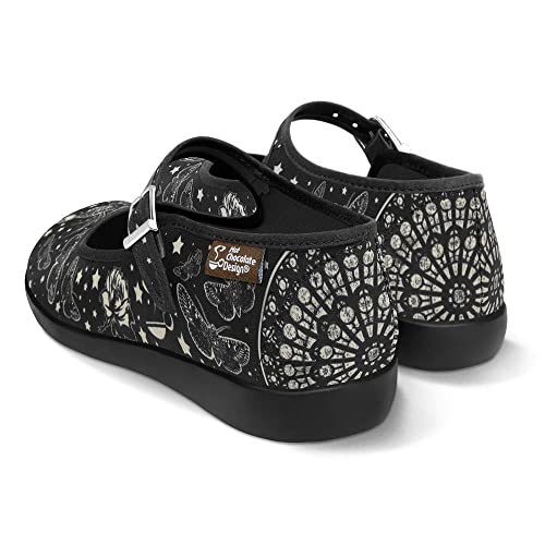 Image of Hot Chocolate Design Chocolaticas Funky Ballerina Mary Jane for Women, Fallen Angels 2, 5 Women