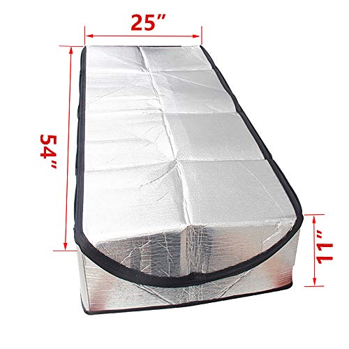 Attic Stairway Insulation Cover - Premium Energy Saving Attic Stairs Door Ladder Insulator Pull Down Tent with Zipper 25 in x 54 in x 11In
