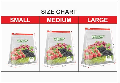 Image of Shalimar Zip 'N' Slider Bags | Large (30.5 cm X 35.5 cm) | Pack of 15 Bags | Ziplock /Vegetable /Fruit /Fridge /Multi-Purpose Storage Bag | Reusable & Reclosable with Slider Lock | Color - Natural