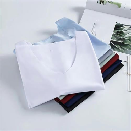 Ropa interior para hombre JXQXHCFS camiseta sin mangas transpirable fresca 4