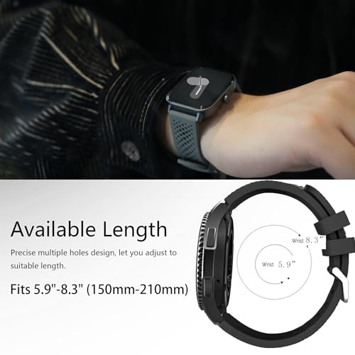 Correa silicona 22mm compatible OnePlus Watch 3 miniatura 5
