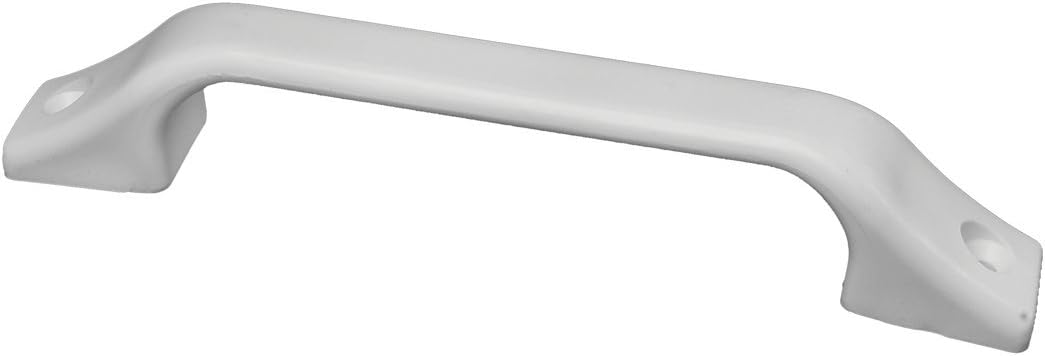 E222, Plastic Grab Handle, 8 3/4 inch, White, Entry Door Hardware