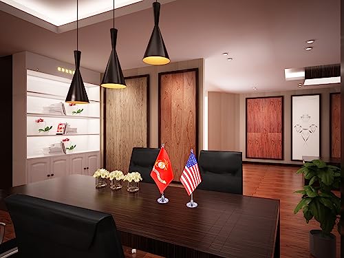 GentleGirl-US-Army-Marine-Corps-Table-Flag-Stick-Small-Mini-United-States-Military-Polyester-Flag-Office-Table-Flag-on-Stand-Basefor-Army-Party-Events-Celebration-Decorations-Supplies