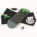 Peoples Republic 32mm Black Complete Wooden Fingerboard w Nuts Trucks - Basic Bearing Wheels