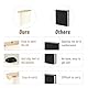 Zikenis Klopapier Aufbewahrung Box, 25L Toilettenpapier Aufbewahrung Korb mit Deckel aus Bambus für 12 Rollen, Oxford-Gewebe, Wasserdicht, Faltbarer Toilet Paper Organizer für Bad und Haushalt