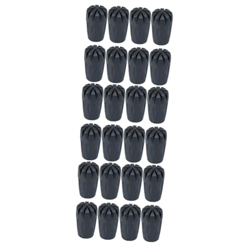 Embouts de bâtons de randonnée Mipcase en caoutchouc | Lot de 24 protection marche