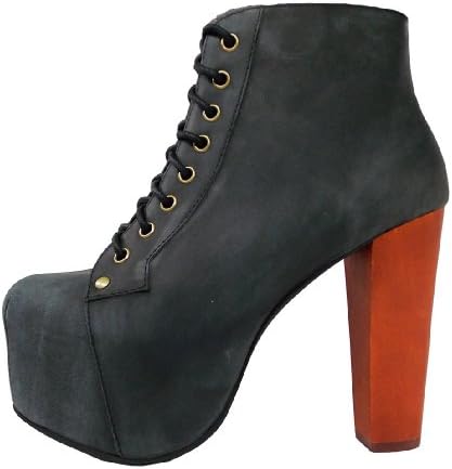 Jeffrey Campbell Womens Lita Distressed Black Pump - 8.5