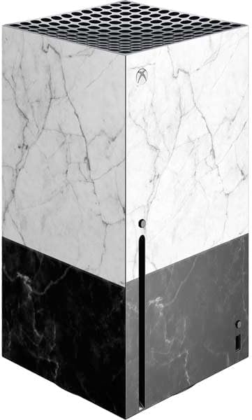 Skinit Decal Gaming Skin Compatible with Xbox Series X Console - Marble Split Design