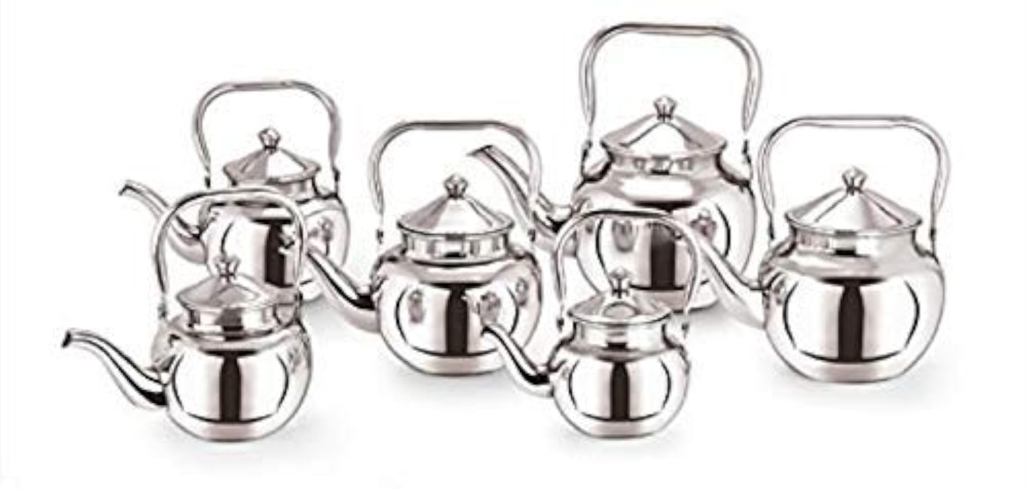 Stainless Steel Tea Pot/Tea Kettle by S K Metal, 16 Cups