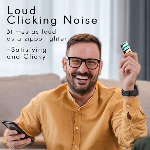 Fidget Toys for Adults, Metal Fidget Clicker with Adjustable Noise Level - image 4
