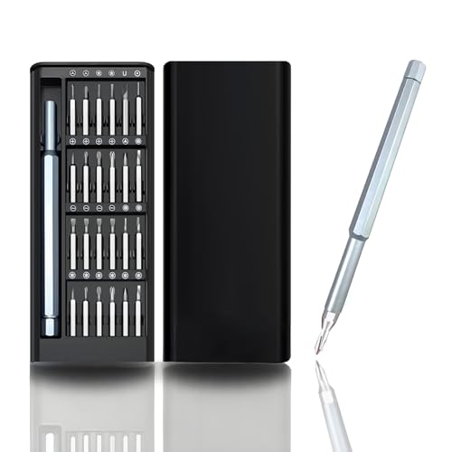 Precision Screwdriver Set 24 in 1 Mini Magnetic Repair Tool Kit Small Screwdriver Set for Xbox Switch iPhone MacBook Camera Tablet Computer Electronic Glasses Watch PC PS4 PS5