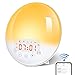 Produktbild Smart Lichtwecker WiFi Wake Up Lichtwecker mit Sonnenaufgang Sonnenuntergang Simulation/ 30 Helligkeit/7 Farben/ 8 Alarme/ 15 Stufen Lautstärke/ Schlummerfunktion/ FM Radio von KYG