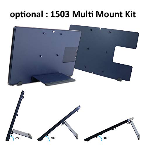 Image of GeChic 1503H 15.6 inch IPS 1080p Portable Monitor with HDMI, VGA Input, USB Powered, Ultralight Weight, Built-in Speakers, Rear Docking