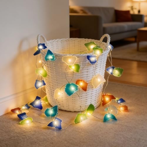 Luces de cadena con marino decorativas para terraza y dormitorio 2