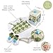 Baby Aspen Three Piece Layette Set in Golf Cart Package, Green/White, 0-6 Mos.