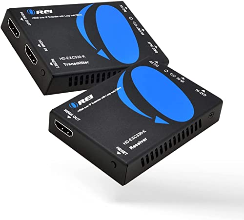 Extensor HDMI por CAT5 CAT6 Orei con retorno IR hasta cien metros y salida loop
