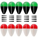 Peg Floats Slotted 10PCS Catfish Fishing Floats Foam Slip Bobbers for Fishing...