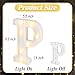 ChamBay Prom Decorations 2026, 4 Pcs Prom Letters with Warm LED Lights, Prom Centerpieces Table Decorations, Prom Party Supplies, Prom Backdrop Photo Booth Props, Lighted Prom Décor Sign (White) gallery 2