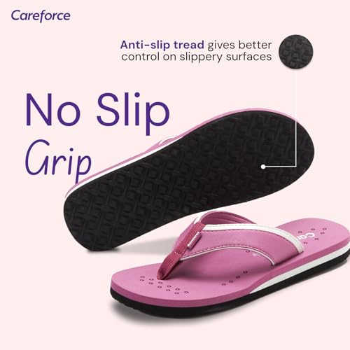 Image of Careforce Ortho Slippers for Women Daily Use, EVA Cushioned Anti-Slip Sliders & Flip Flops | Arch Support Chappal for Daily Comfort & All-Day Wear Orthopedic Footwear for Women