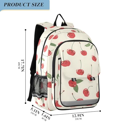 Sac à dos PC portable enfants cerises contre le mal de dos - 4