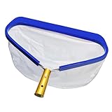 Pool Kescher,Teichkescher Feinmaschig Algen,Professionellen Poolkescher,Kescher Pool Feinmaschig,Pool Zubehör Poolreinigung Bodenkescher Mit Aluminiumrahmen,Schwimmbad Skimmer Net,Verbesserte Version