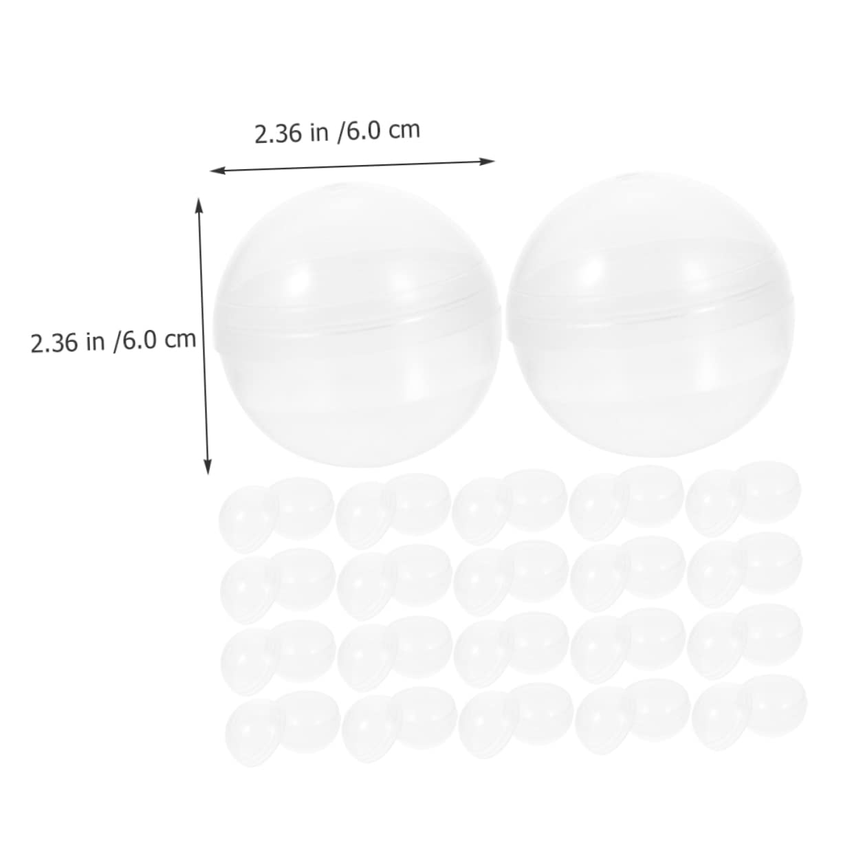 MAGICLULU Vending Machine Capsules Toy Round Capsules for Vending Machine Containers