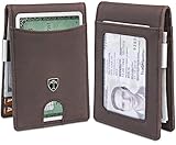 TRAVANDO Money Clip Wallet Atlanta Mens Front Pocket Slim RFID Blocking - Credit Card Holder - Mini