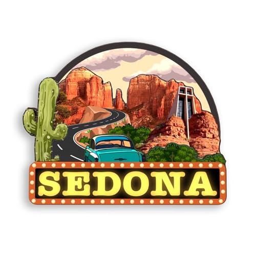 Imán refrigerador Sedona Arizona Estados Unidos 3D miniatura 1