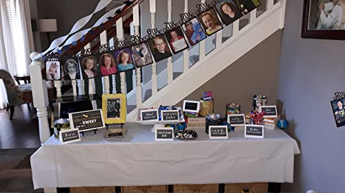 Image of 2026 Graduation Photo Banner 8x10 K-12 Graduation Party Photo Display Graduation Party Decorations Personalized Graduation Announcements Banner for High School College Graduation Party Supplies TD112