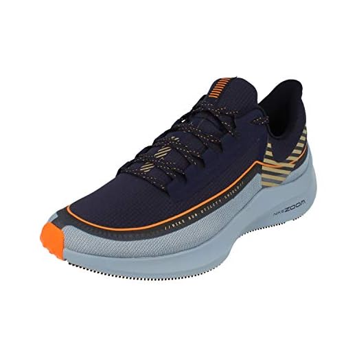 Nike Zoom Winflo 6 Shield – svärtad blå/reflekterande guld, storlek: 9,5