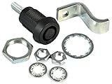 Southco Inc E3-55-15 Key-Operated Vise-Action Compression Latch Grip Range .125 to .250, Southco Single Hole Mount (Pack of 2)