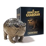 KYVANDO Grumpy Frog Statue, Figurine Décorative Grenouille pour Bureau & Maison, Sculpture Grenouille Colérique et Originale, Mini Ornement Grenouille, Cadeau Unique avec Boîte, 1 pièce
