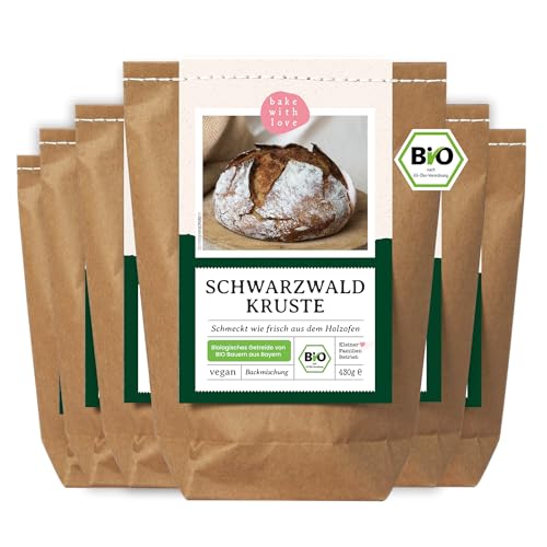 Bio Brotbackmischung Schwarzwald Kruste – mit Dinkelruchmehl &...
