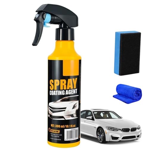 Spray Coating Agent, 2026 Hydrophobic Ceramic Coating, Ready to Use Auto Paint Protection, Car Coating Spray, Long Lasting Protection Coatings Vehicle（300ML）