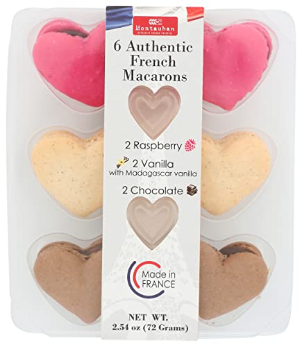 LE MOULIN Valentine's Macarons 6 Count, 2.5 OZ