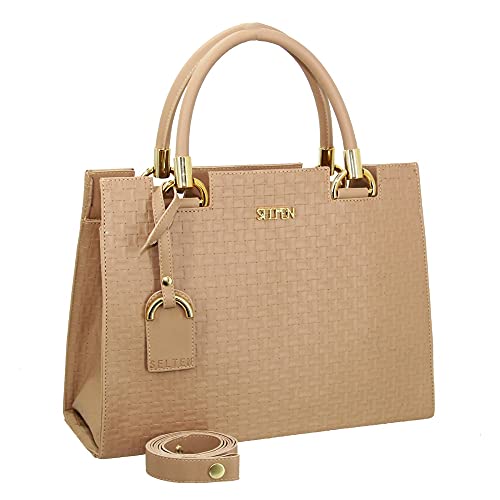 Kit Bolsa Lateral e de Mão Com Carteira Creme Selten Creme
