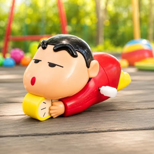 Image of Shopiitoo shin-chan Toy for Kids, Crawling shin-chan Action Figure Movable Toy for Babies, Key Operated Wind Up Toys for Kids