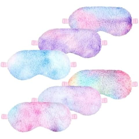 6 PCS Plush Sleep Masks for Kids Cover