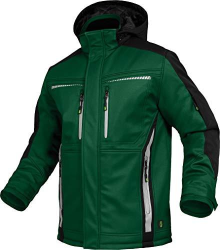 Leib Wächter Flex-Line Winter Softshelljacke (grün/schwarz, L)