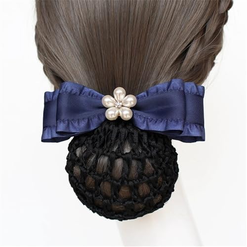 Redecilla para moño con lazo ideal para el pelo de trabajadoras