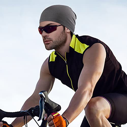 Image of WTACTFUL Cooling Skull Cap Breathable Mesh for Men Women | Lightweight Mesh Thin Quick-drying Moisture-Wicking Motorcycle Cycling Summer Sports Helmet Liner Hard Hat Liner