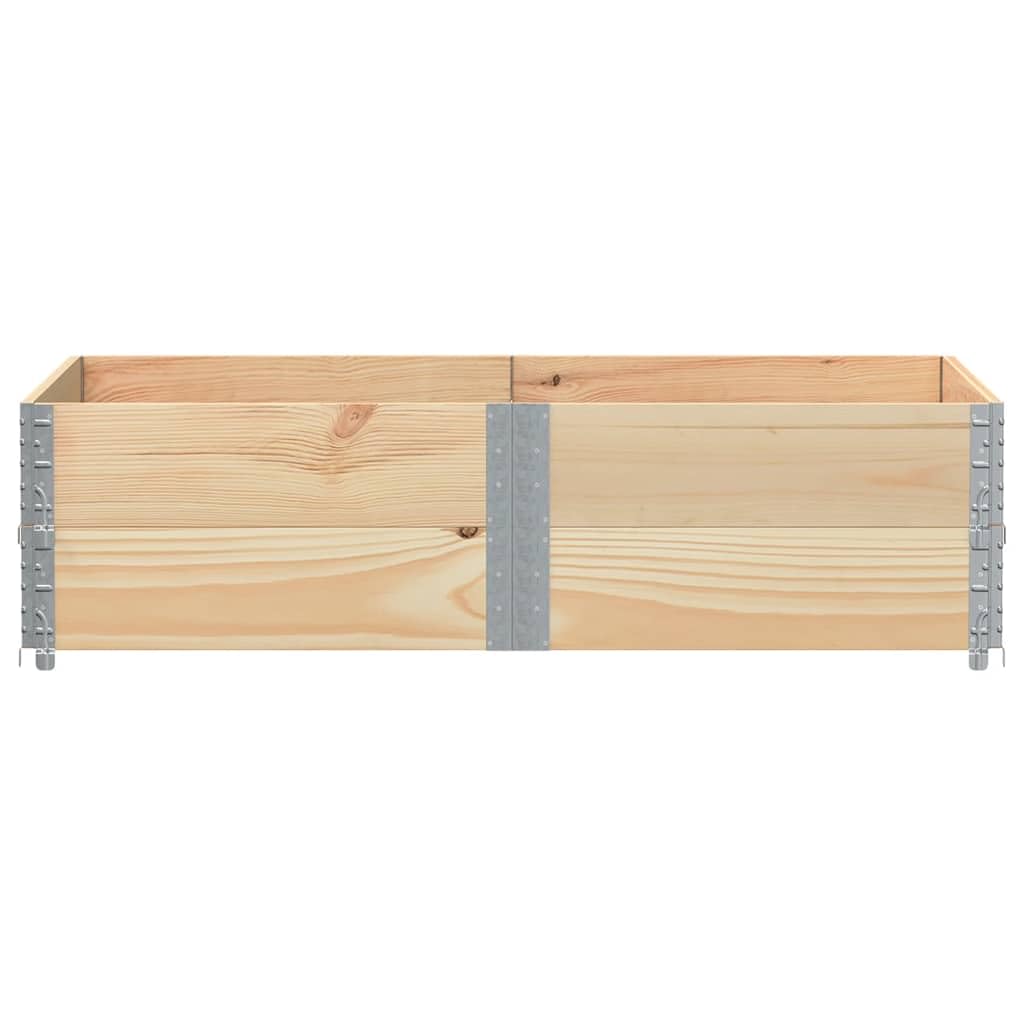 Paretali per Pallet 2 pz 150x100 cm in Legno di Pino,Commercio e Industria,Movimentazione di Materiali,Pianali di carico e Pallet,23.7kg-4010305