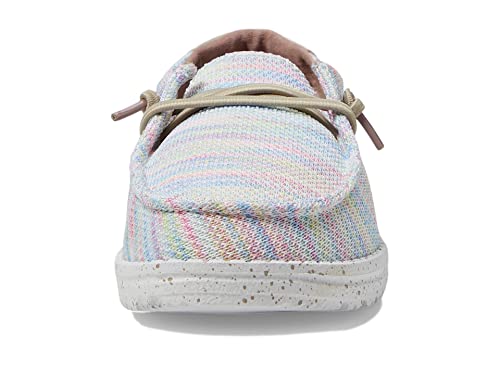Image of HEYDUDE Youth Wendy Stretch Aurora White Multi 3