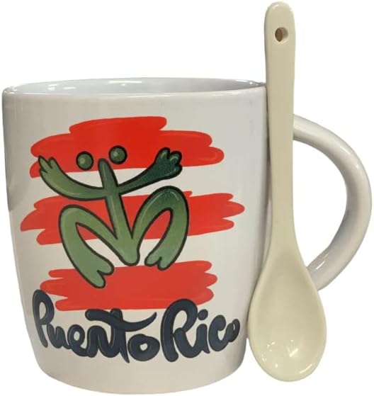 Miniatura 1 de Puerto Rico Taza Café Coqui Taino #96