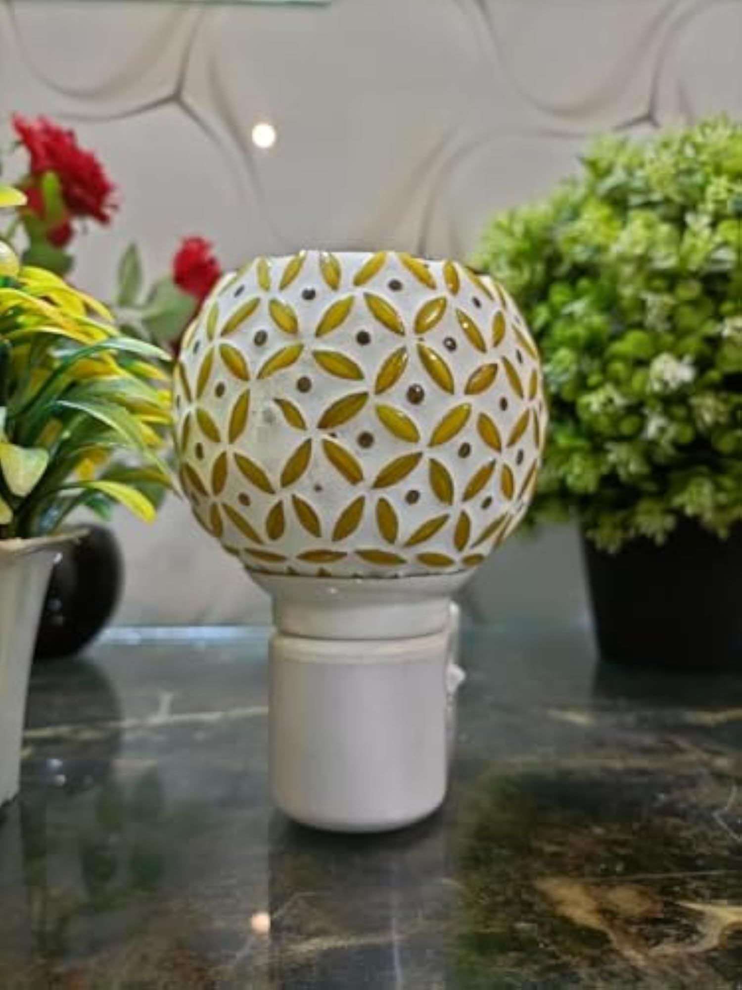 Kapoor Dani Electrical Camphor Diffuser Glass, Elegant Design
