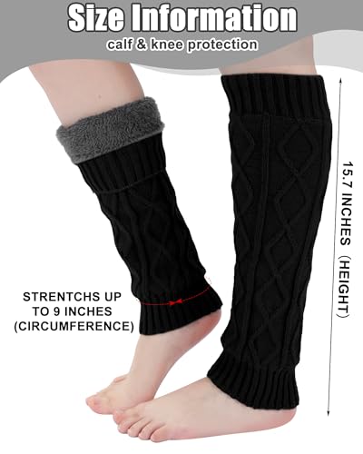 Image of Shihanee Fleece Leg Warmers Women