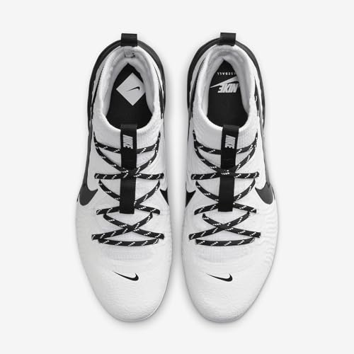 Nike Nike Alpha Huarache NXT Men's Baseball Cleats (DJ6517-107, White/Pure Platinum/Black) Size 7.5