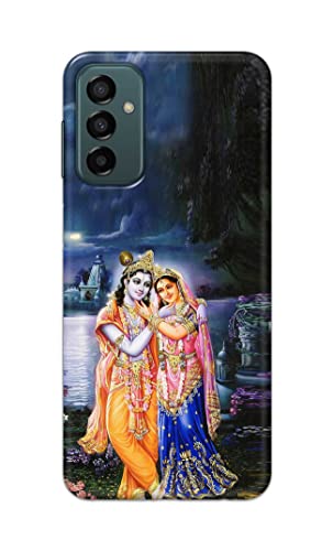 Image of Printed Hard Back Cover Case for Samsung Galaxy F23 5G | Samsung Galaxy M23 5G Back Cover (Radha Krishna) -1803