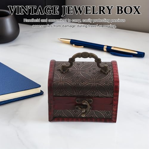 Boîte vintage pour bijoux coffret cadeau idéal souvenirs - 7