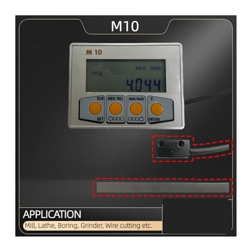 Escala Lineal Digital con Pantalla LCD para Torno M10 miniatura 7